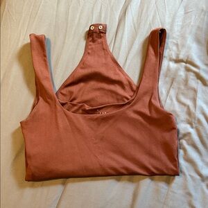 Rust Sleeveless Women's Bodysuit